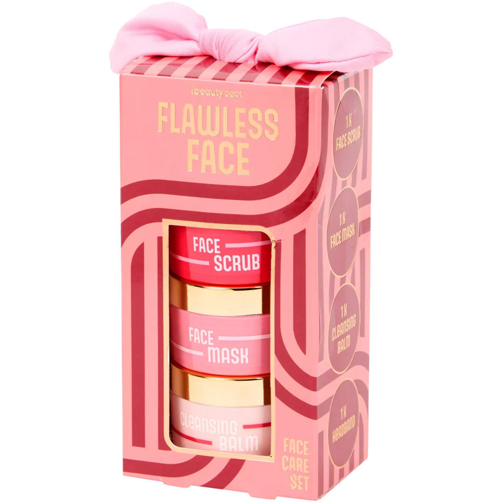 COFFRET CADEAU SOIN DU VISAGE THE BEAUTY DEPT BAUME / GOMMAGE / MASQUE