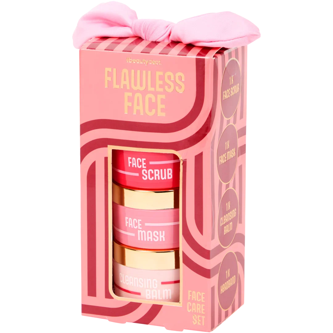 COFFRET CADEAU SOIN DU VISAGE THE BEAUTY DEPT BAUME / GOMMAGE / MASQUE