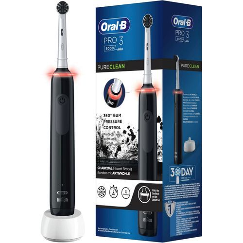 ORAL-B BROSSE À DENTS ÉLECTRIQUE RECHARGEABLE PRO 3 3000 (360°) PURE CLEAN