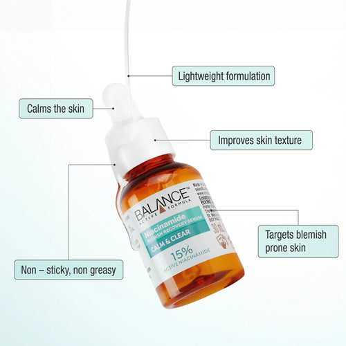 BALANCE ACTIVE FORMULA NIACINAMIDE BLEMISH RECOVERY SERUM 30ML