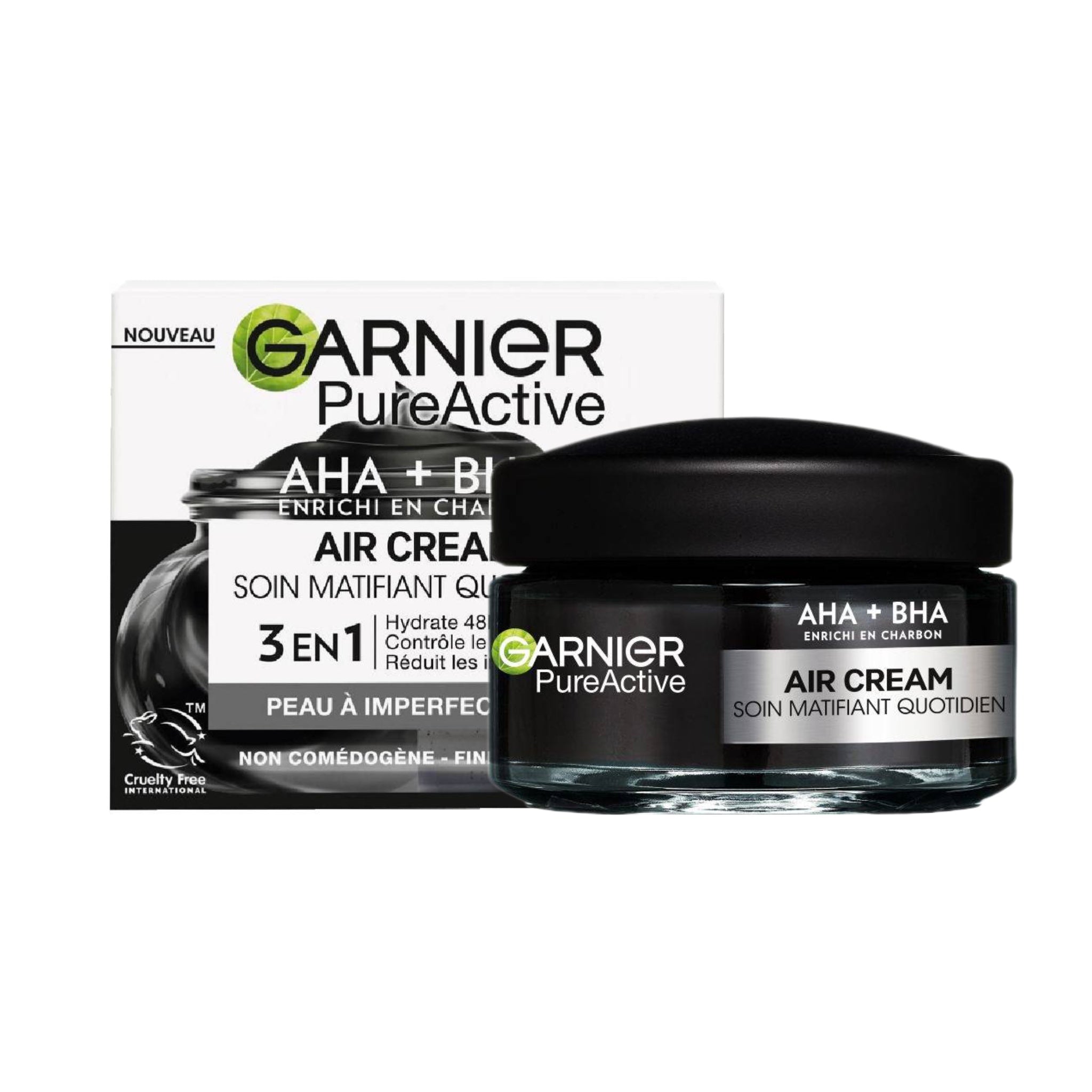 GARNIER AIR CREAM SOIN MATIFIANT QUOTIDIEN AHA+BHA 50ML