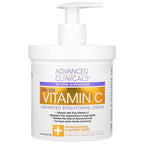 ADVANCED CLINICALS, VITAMINE C, CRÈME ÉCLAIRCISSANTE, FORMULE AVANCÉE, 454 G