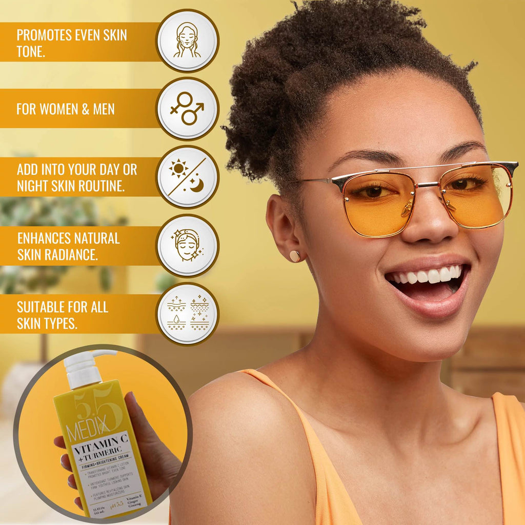 MEDIX 5.5 VITAMIN C CREAM + TURMERIC 444ML