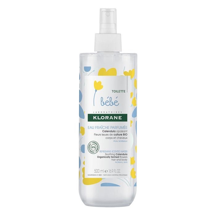 KLORANE EAU FRAÎCHE PARFUMÉE POUR BÉBÉ 500ML