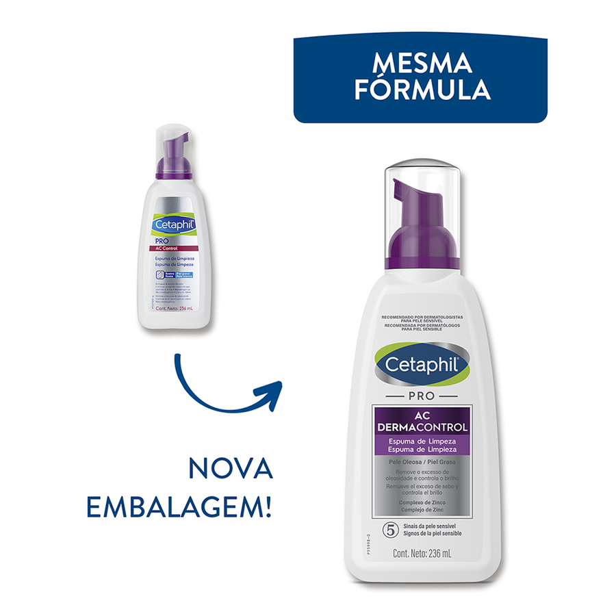 MOUSSE NETTOYANTE CETAPHIL PRO AC DERMACONTROL 236 ML