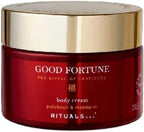 RITUALS THE RITUAL OF GRATITUDE COFFRET CADEAU 3 PIÈCES GOOD FORTUNE CRÈME POUR LE CORPS GEL DOUCHE BOUGIE PARFUMÉE