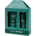 COFFRET CADEAU HOMME VERT GEL DOUCHE SHAMPOING ET GEL NETTOYANT