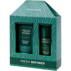 COFFRET CADEAU HOMME VERT GEL DOUCHE SHAMPOING ET GEL NETTOYANT