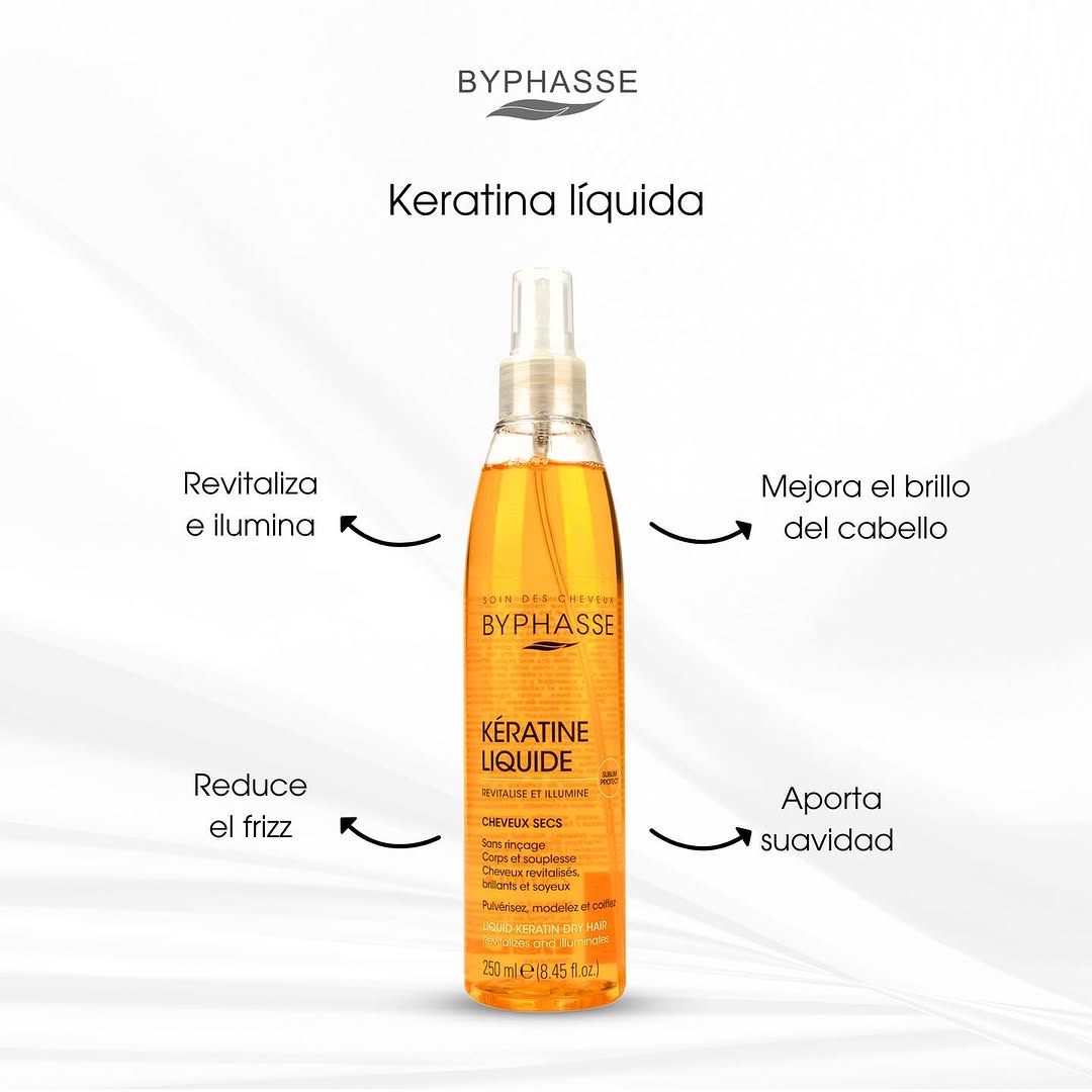 BYPHASSE KÉRATINE LIQUIDE (REVITALISE ET ILLUMINE) 250ML