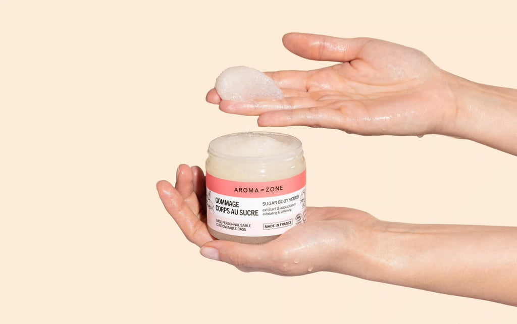 AROMA ZONE GOMMAGE CORPS AU SUCRE BIO 200 ML