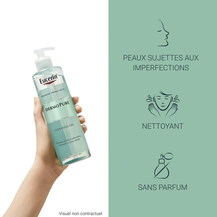 EUCERIN DERMOPURE REINIGUNGSGEL 400 ML GEL