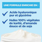 MIXA LA CRÈME FRAÎCHE ET FONDANTE À L'ACIDE HYALURONIC PUR 400ML