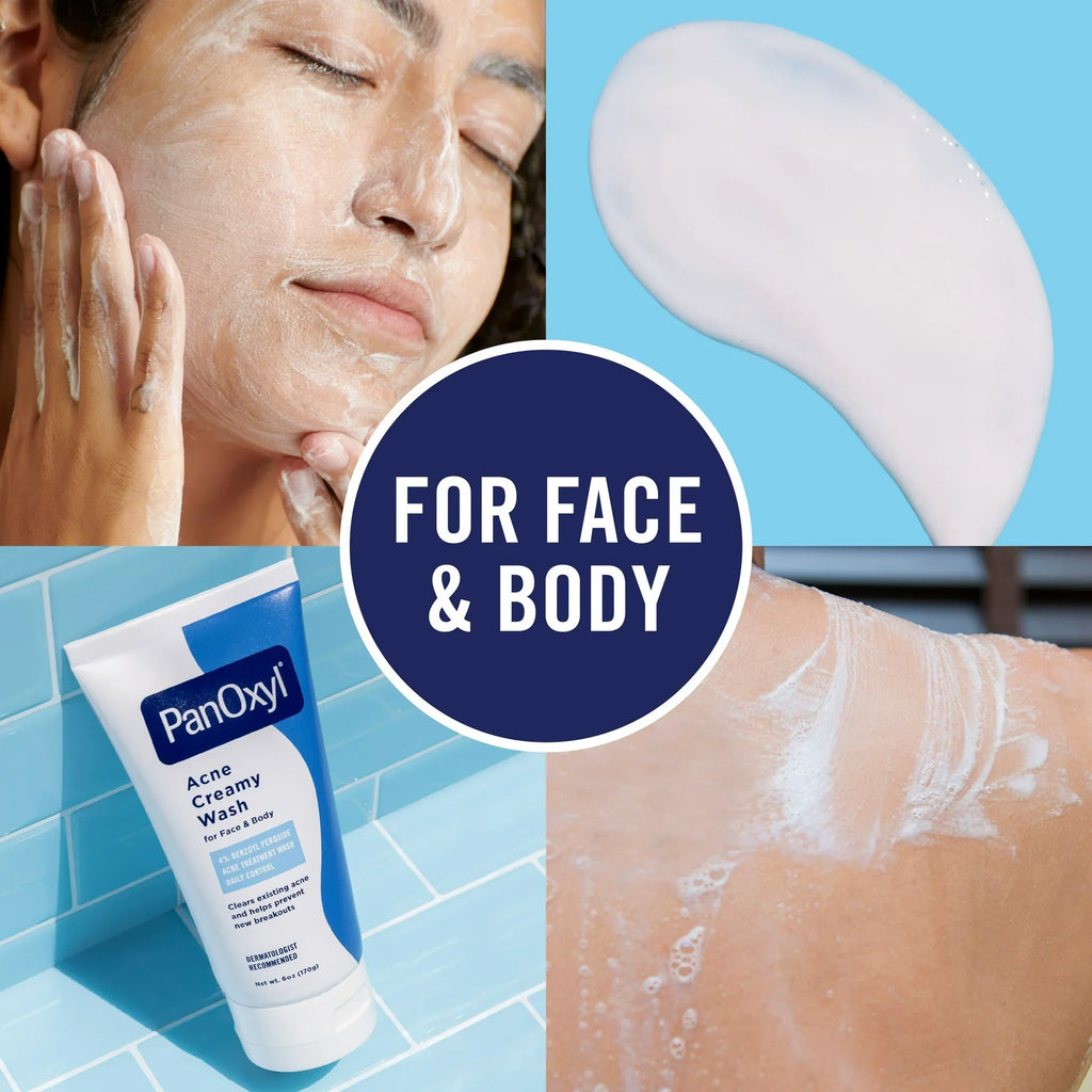 PANOXYL ACNE CREAMY WASH 4% PERCENT BENZOYL PEROXIDE DAILY CONTROL 170G