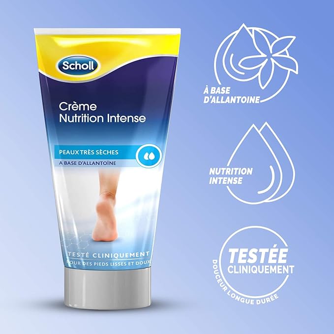 SCHOLL CRÈME NUTRITION INTENSE PEAU TRÈS SÈCHES A BASE  D'ALLANTOINE
