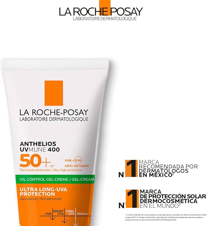 LA ROCHE POSAY CRÈME SOLAIRES ANTHELIOS OIL CONTROL 50ML
