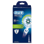ORAL-B BROSSE À DENTS ÉLECTRIQUE RECHARGEABLE PRO 600 CROSSACTION TOOTHBRUSH