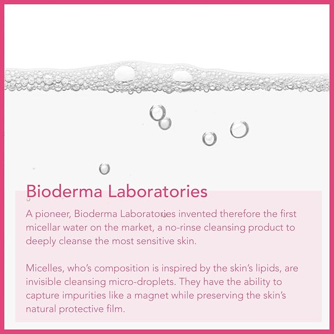 BIODERMA SENSIBIO H2O  PEAU SENSIBLE - VISAGE ET YEUX