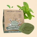 AROMA ZONE SHAMPOOING SOLIDE PURIFIANT ET ÉQUILIBRANT ARGILE VERTE ET ORTIE BIO 60 G