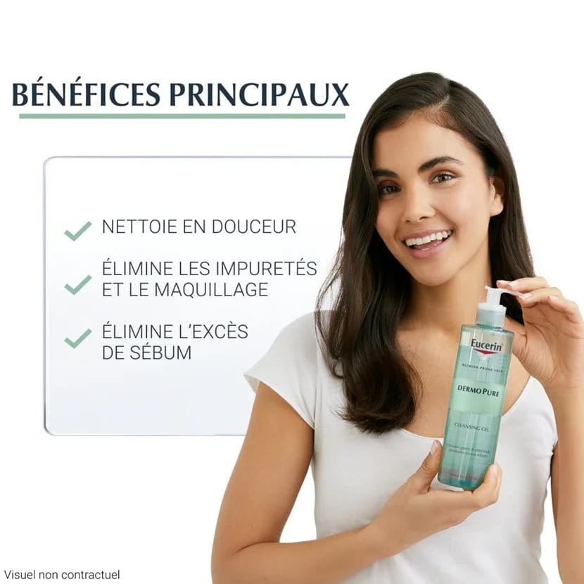 EUCERIN DERMOPURE REINIGUNGSGEL 400 ML GEL