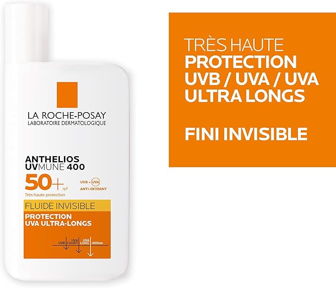 LA ROCHE POSAY ECRAN SOLAIR ANTHELIOS FLUIDE INVISIBLE 50ML