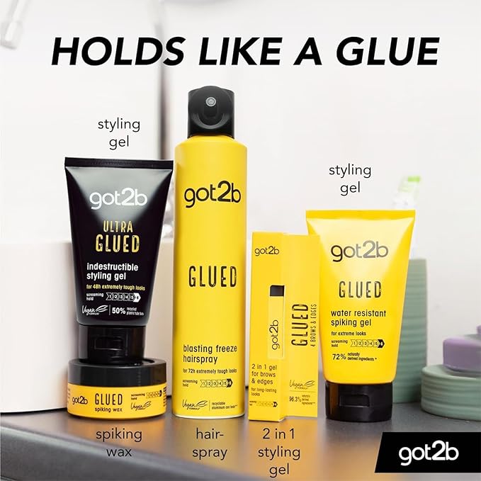 SCHWARZKOPF GOT2B GLUED STYLING SPIKING GLUE WATER RESISTANT (150ML)