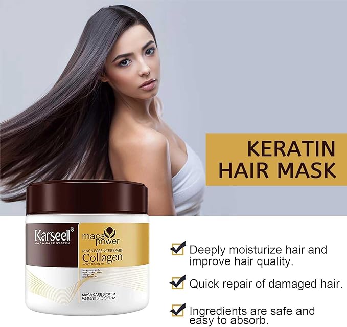 KARSEELL MASQUE CAPILLAIRE (ORIGINAL) AU COLLAGÈNE 500 ML