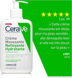 CERAVE CRÈME MOUSSANTE NETTOYANTE HYDRATANTE ( DÉMAQUILLANTE )