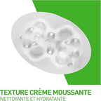 CERAVE CRÈME MOUSSANTE NETTOYANTE HYDRATANTE ( DÉMAQUILLANTE )