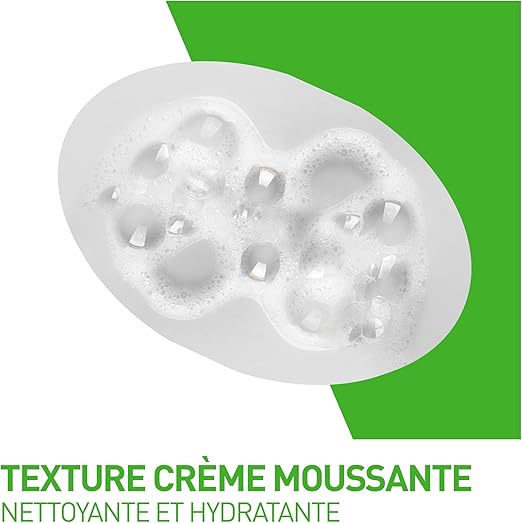 CERAVE CRÈME MOUSSANTE NETTOYANTE HYDRATANTE ( DÉMAQUILLANTE )