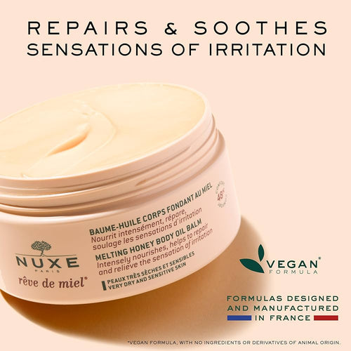 BAUME-HUILE CORPS FONDANT, NUXE RÊVE DE MIEL 200 ML