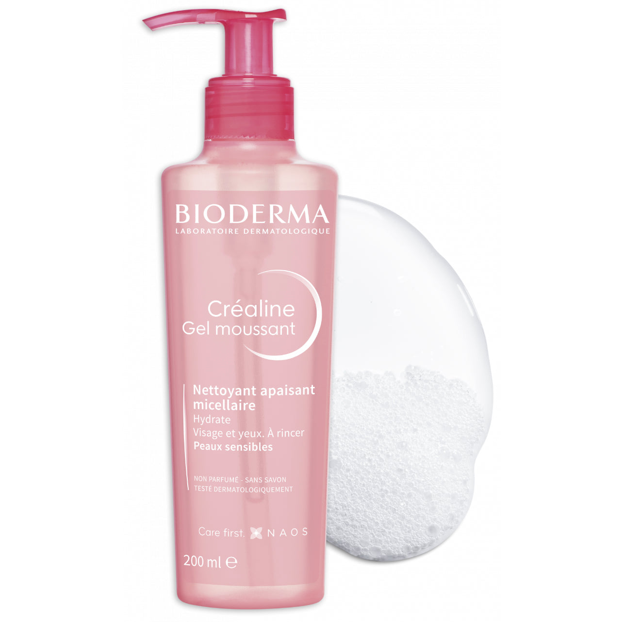 BIODERMA CREALINE GEL MOUSSANT PEAUX SENSIBLES 200ml