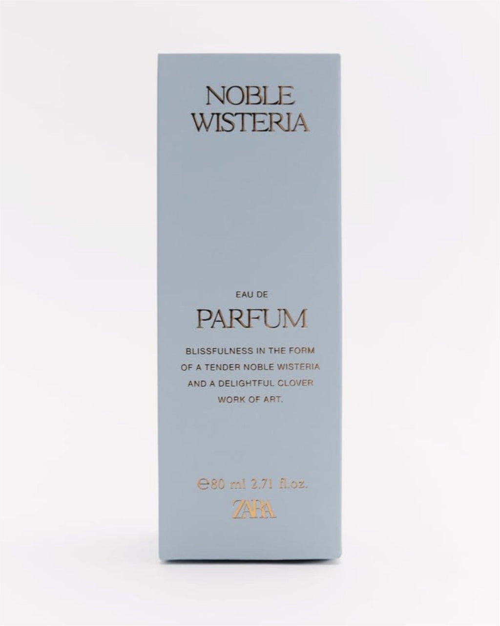 ZARA NOBLE WISTERIA EAU DE PARFUM 80ML
