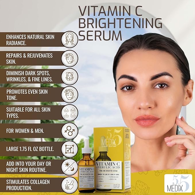 MEDIX 5.5 SÉRUM À LA VITAMINE C + FERULIC ACID 52ML