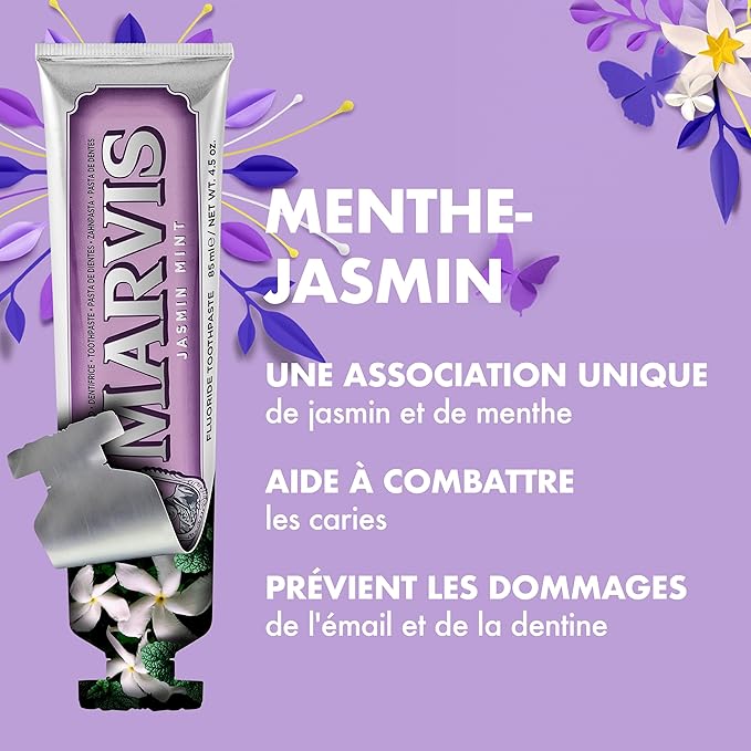 MARVIS DENTIFRICE JASMINE MINT 85ML