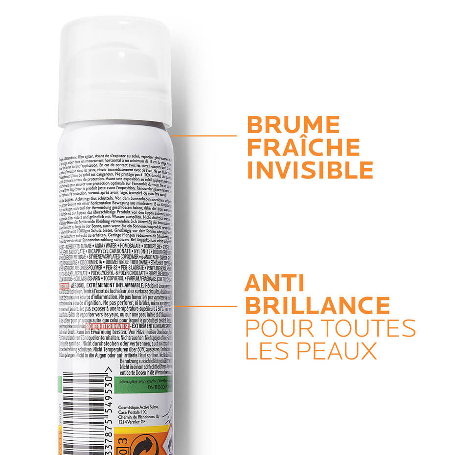 LA ROCHE POSAY ANTHELIOS BRUME ANTI-BRILLANCE /ANTI-GLANZSPRAY SPF 50+ 75ML