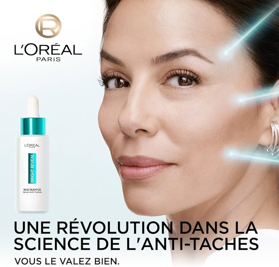 L’ORÉAL PARIS BRIGHT REVEAL NIACINAMIDE 10% SERUM ANTI TACHES 30 ML
