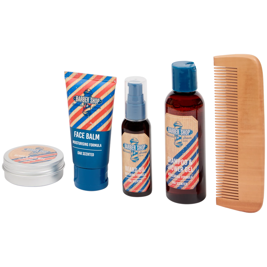 COFFRET CADEAU HOMME BARBER SHOP 5 PIÈCES