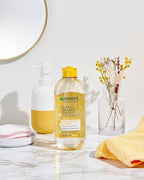 GARNIER SOLUTION MICELLAIRE TOUT EN 1 À LA VITAMINE C* POUR LES PEAUX TERNES 400ML