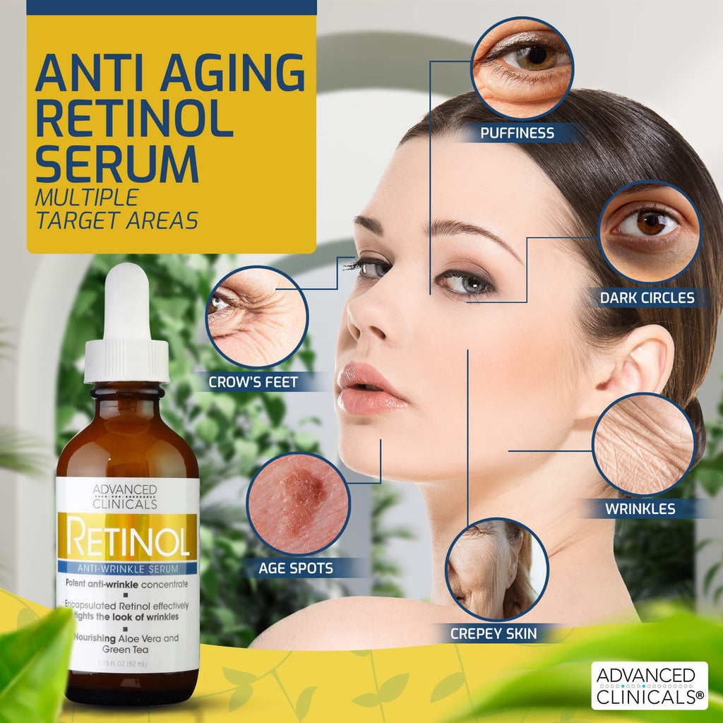ADVANCED CLINICALS RETINOL SERUM 52 ML