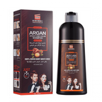SHAMPOOING COLORANT NATUREL MARRON CLAIR  - FAST - À L’HUILE D’ARGAN - 400ML
