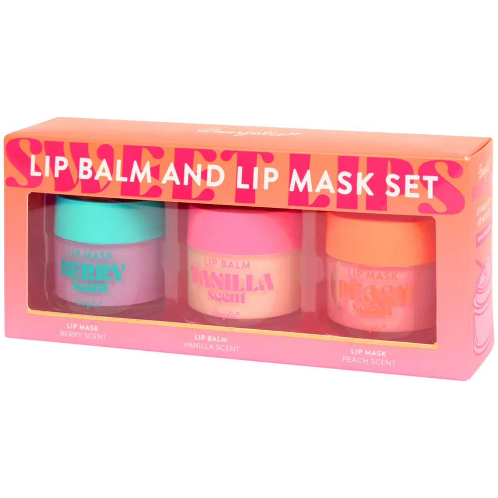 COFFRET LIP BALM 3 PIECES VANILLE /BERRY / PEACH