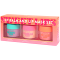 COFFRET LIP BALM 3 PIECES VANILLE /BERRY / PEACH