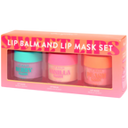 COFFRET LIP BALM 3 PIECES VANILLE /BERRY / PEACH