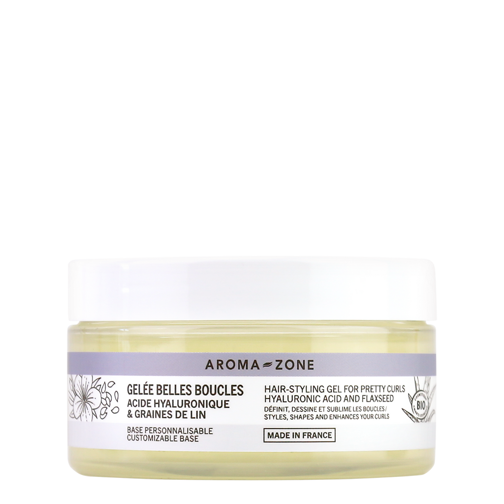 AROMA ZONE GELÉE BELLES BOUCLES ACIDE HYALURONIQUE ET GRAINES DE LIN 200 ML