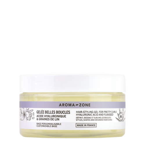 AROMA ZONE GELÉE BELLES BOUCLES ACIDE HYALURONIQUE ET GRAINES DE LIN 200 ML