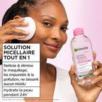 GARNIER SKIN ACTIVE SOLUTION MICELLAIRE TOUT EN 1 POUR PEAUX SENSIBLE 400ML