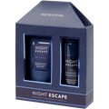 COFFRET CADEAU HOMME BLEU SHAMPOING GEL DOUCHE ET GEL NETTOYANT