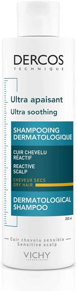 VICHY DERCOS ULTRA SOOTHING DERMATOLOGICAL SHAMPOO FOR DRY HAIR 200ML