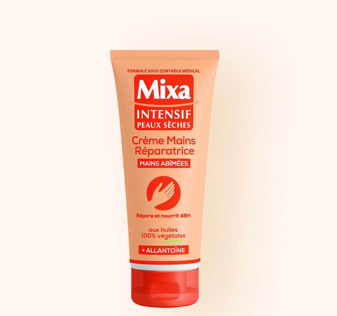 MIXA CRÈME MAINS RÉPARATRICE ALLANTOINE SPÉCIALE MAINS ABÎMÉS