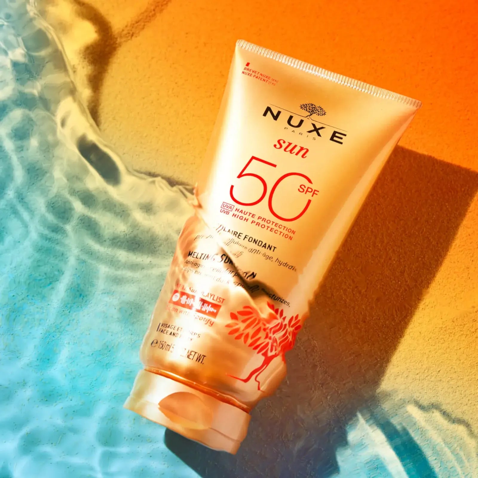 CRÈME SOLAIRE FONDANTE HAUTE PROTECTION SPF50 VISAGE 50ML